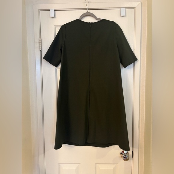 Lafayette 148 Women's Vineyard Charmeuse Trim Punto Milano Dress Size small - Picture 6 of 6